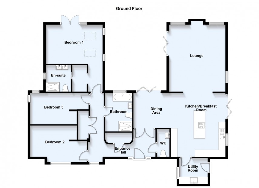 Floorplan for Cow Lane, Gawcott, MK18