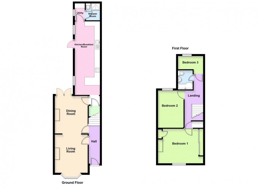 Floorplan for Western Road, Wolverton, MK12