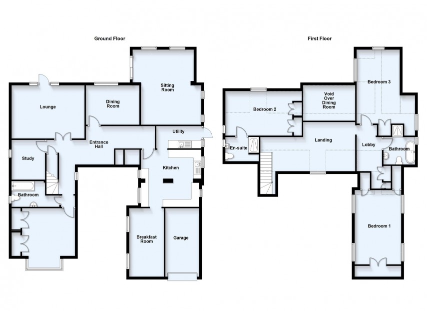 Floorplan for Belvoir Avenue, Emerson Valley, MK4