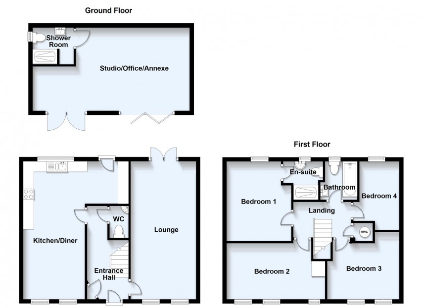 Floorplan for Gold Furlong, Marston Moretaine, MK43