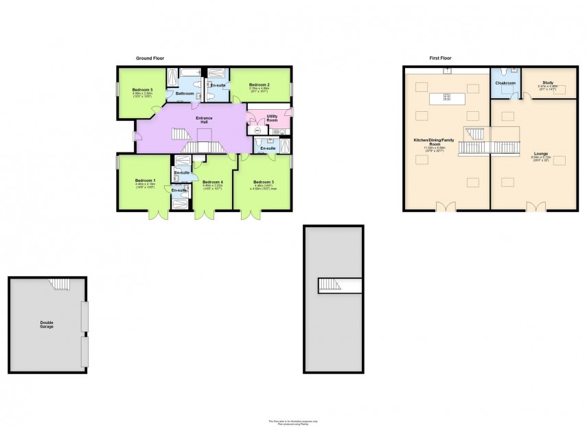 Floorplan for Warren Road, Little Horwood, MK17