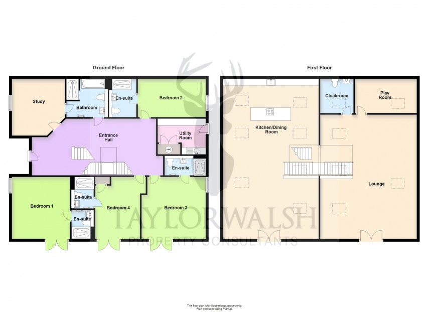 Floorplan for Warren Road, Little Horwood, MK17