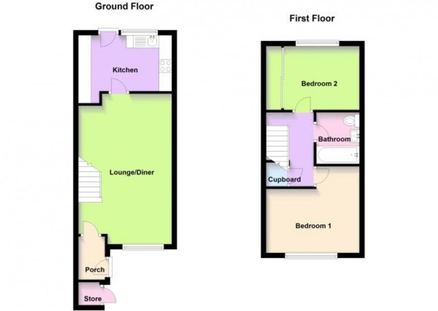 Floorplan for Clay Hill, Two Mile Ash, MK8