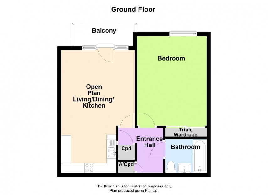 Floorplan for Atlas Way, Oakgrove, MK10