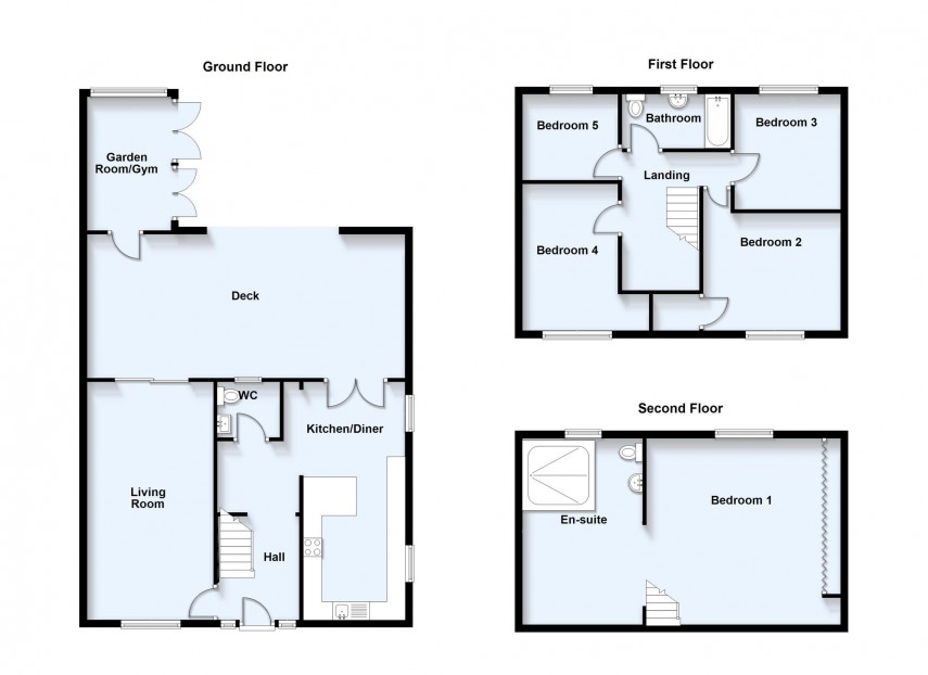 Floorplan for Kennet Drive, Bletchley, MK3