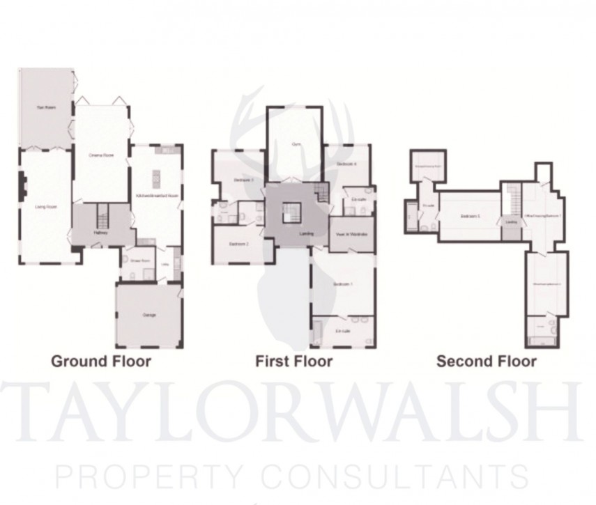 Floorplan for Ashford Crescent, Grange Farm, MK8