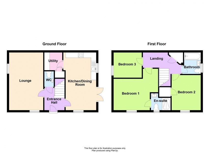 Floorplan for Marius Grove, Fairfields, MK11
