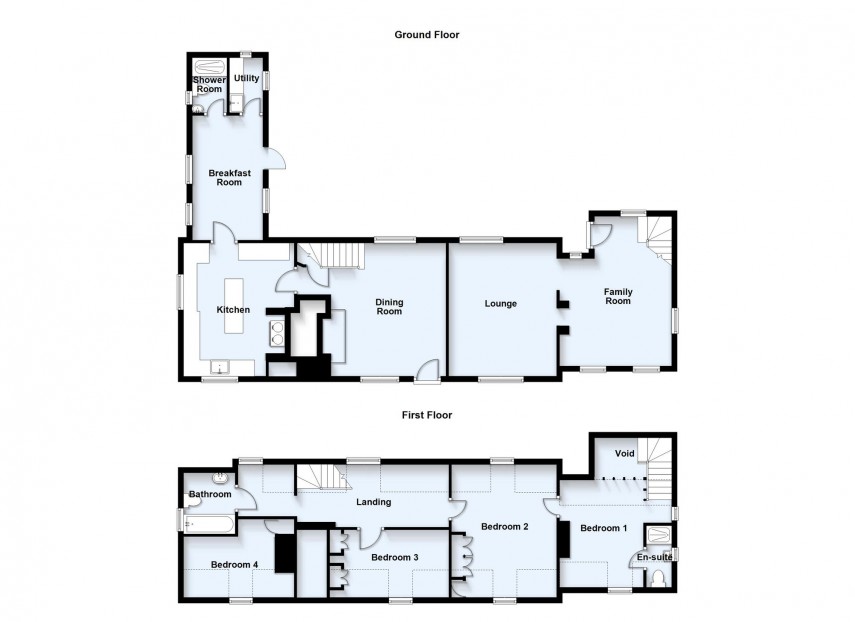 Floorplan for Singleborough, Milton Keynes, MK17