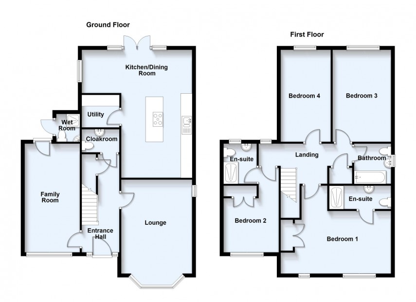 Floorplan for Greenford Crescent, Monkston Park, MK10