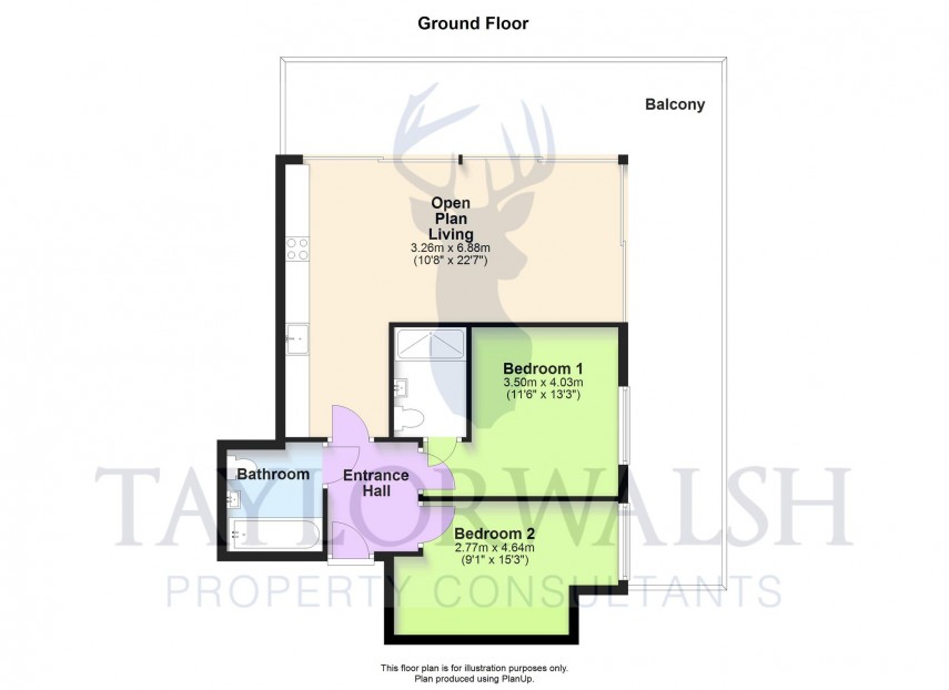 Floorplan for Silbury Boulevard, Granton House, MK9
