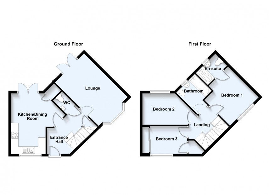 Floorplan for Dandelion Close, Northampton, NN3