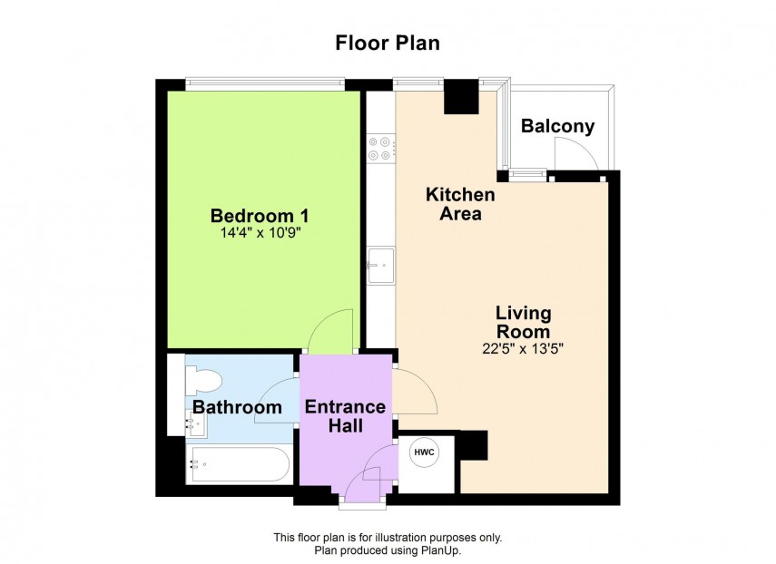 Floorplan for Silbury Boulevard, Granton House, MK9