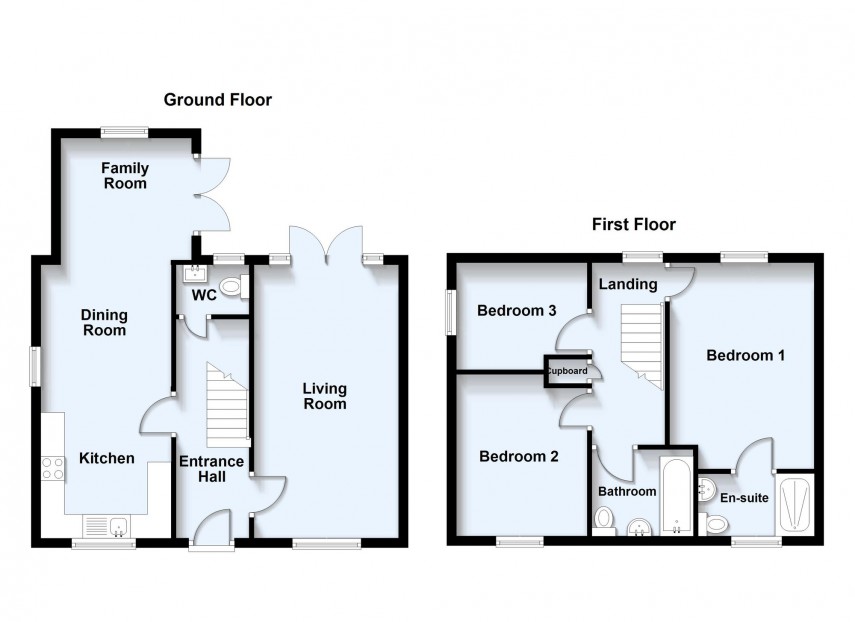 Floorplan for Plating Way, Roade, NN7