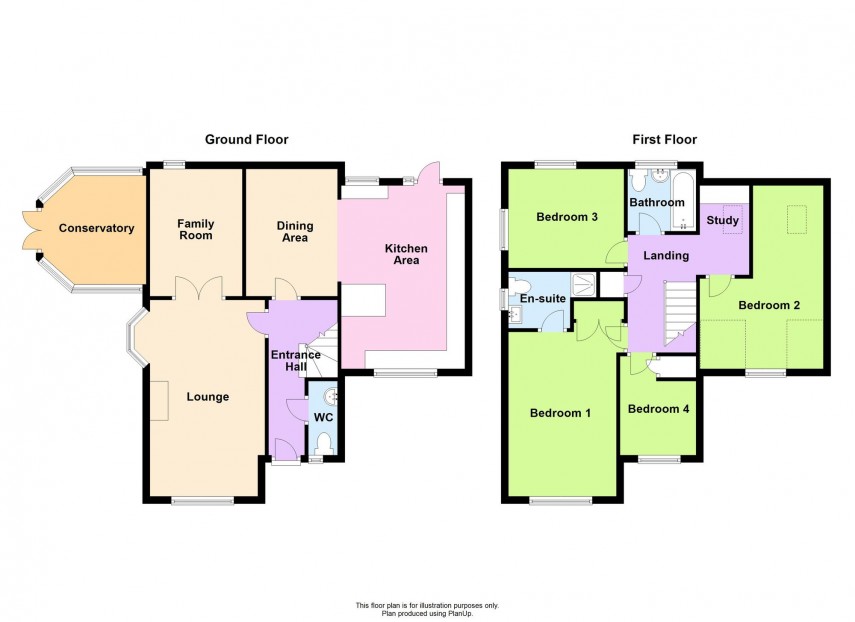 Floorplan for Wheelers Lane, Bradville, MK13