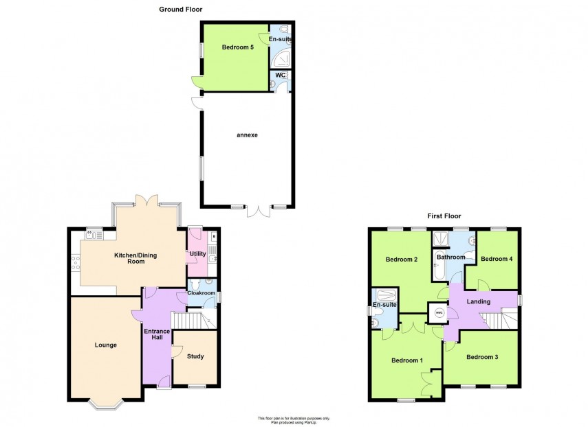 Floorplan for Golden Hinde Gardens, Brooklands, MK10