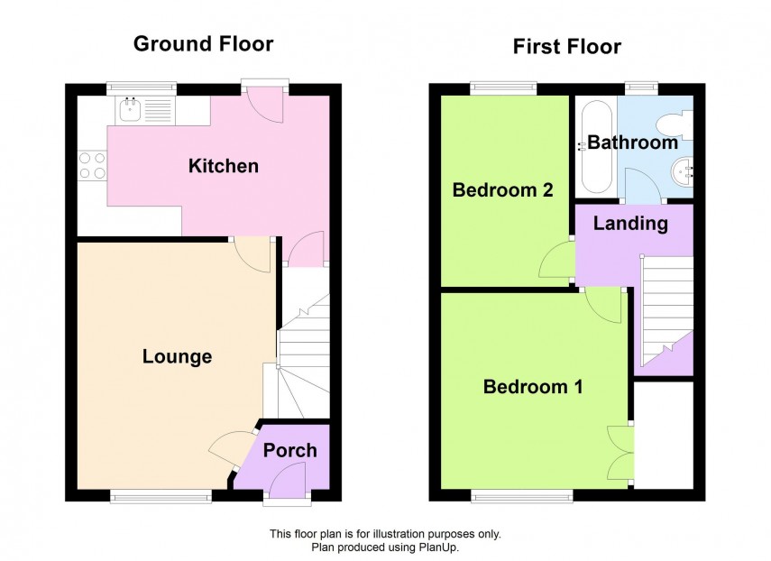 Floorplan for Wimborne Crescent, Westcroft, MK4