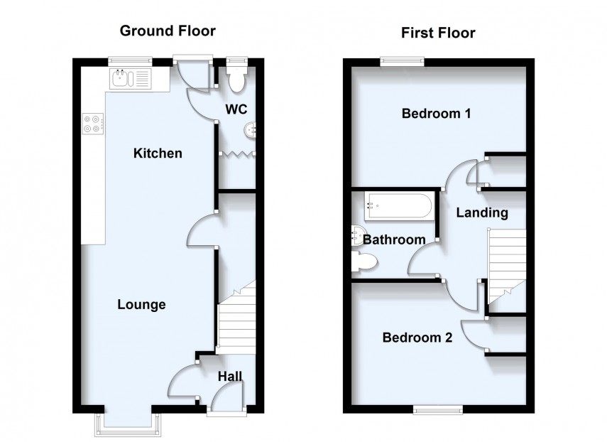 Floorplan for Morgan Way, Wolverton, MK12