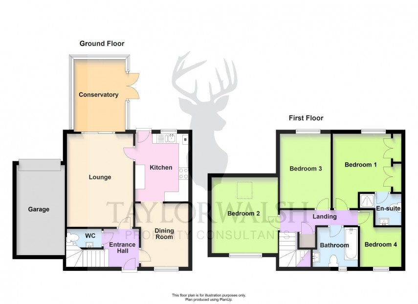 Floorplan for Picton Street, Kingsmead, MK4