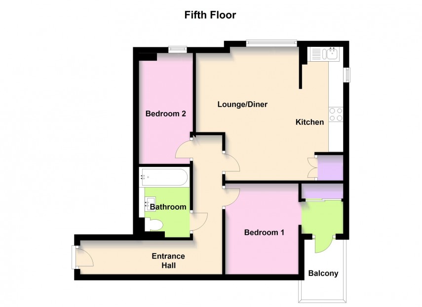 Floorplan for Mortimer Square, Milton Keynes, MK9
