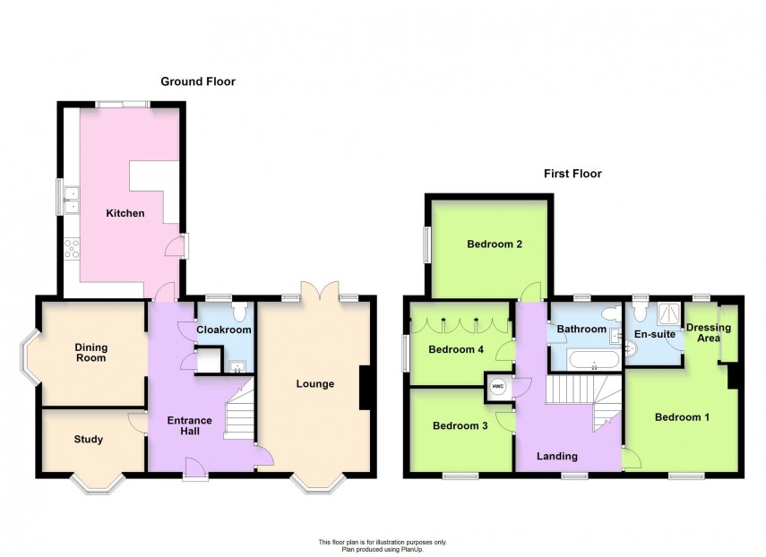 Floorplan for Canal Lane, Deanshanger, MK19