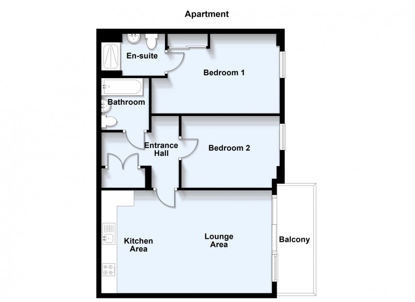 Floorplan for Canal Street, Campbell Park, MK9
