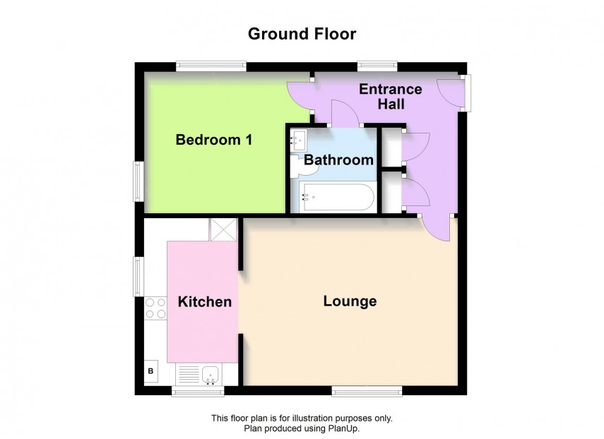 Floorplan for Antigua Way, Bletchley, MK3