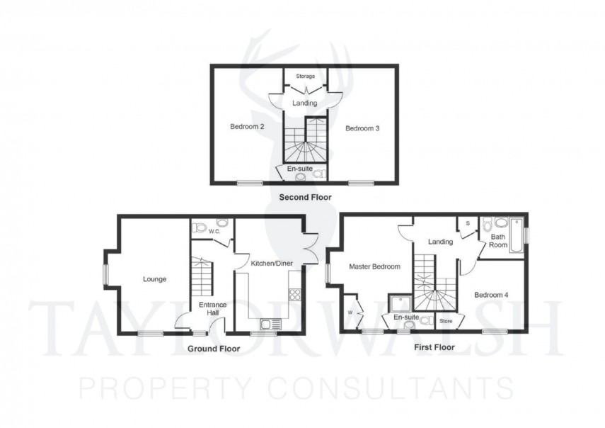 Floorplan for Aran Court, Oakridge Park, MK14
