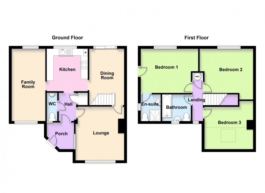 Floorplan for Meadowsweet, Walnut Tree, MK7