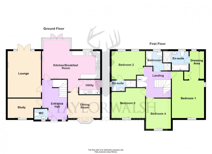 Floorplan for Pompeii Grove, Fairfields, MK11