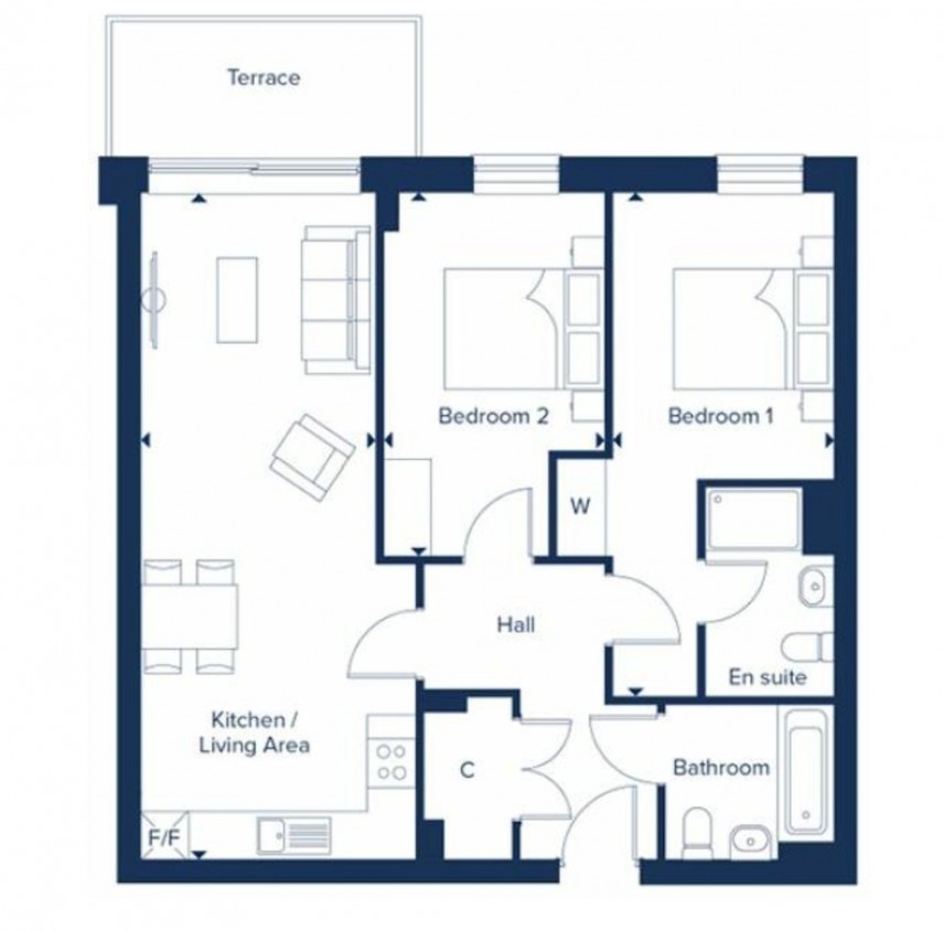 Floorplan for Campbell Park, Milton Keynes, MK9