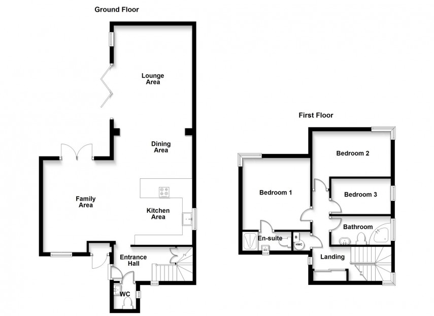 Floorplan for St. Stephens Drive, Bolbeck Park, MK15