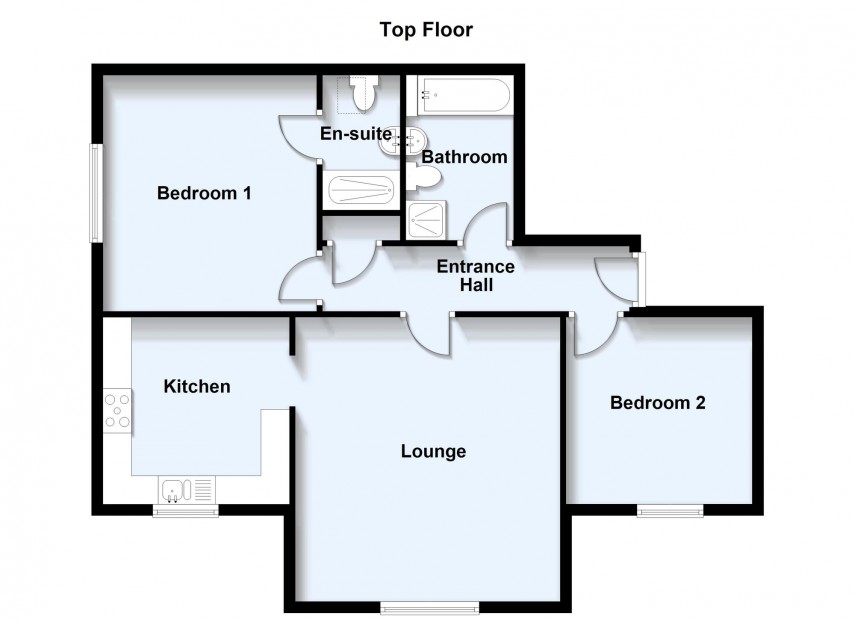 Floorplan for Perivale, Monkston Park, MK10