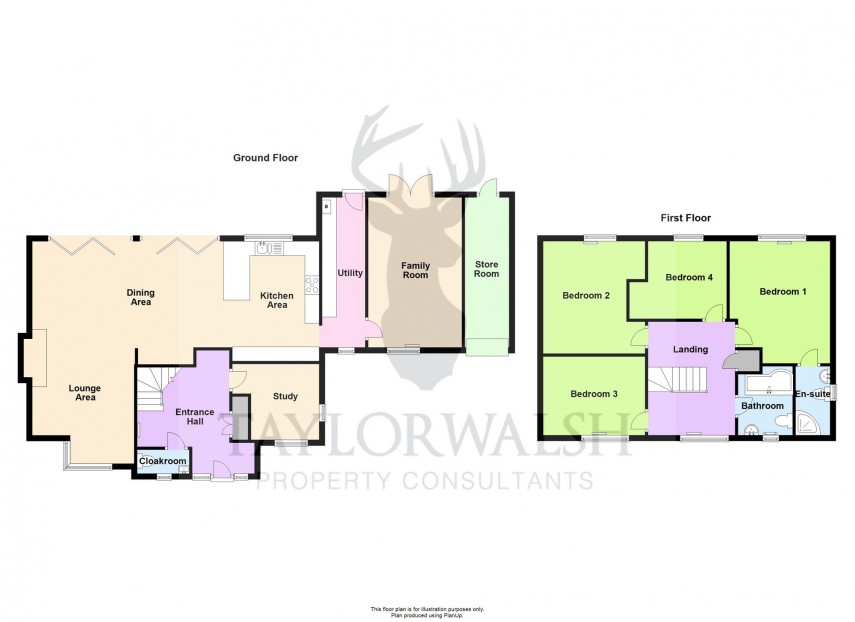 Floorplan for Beales Lane, Walton Park, MK7