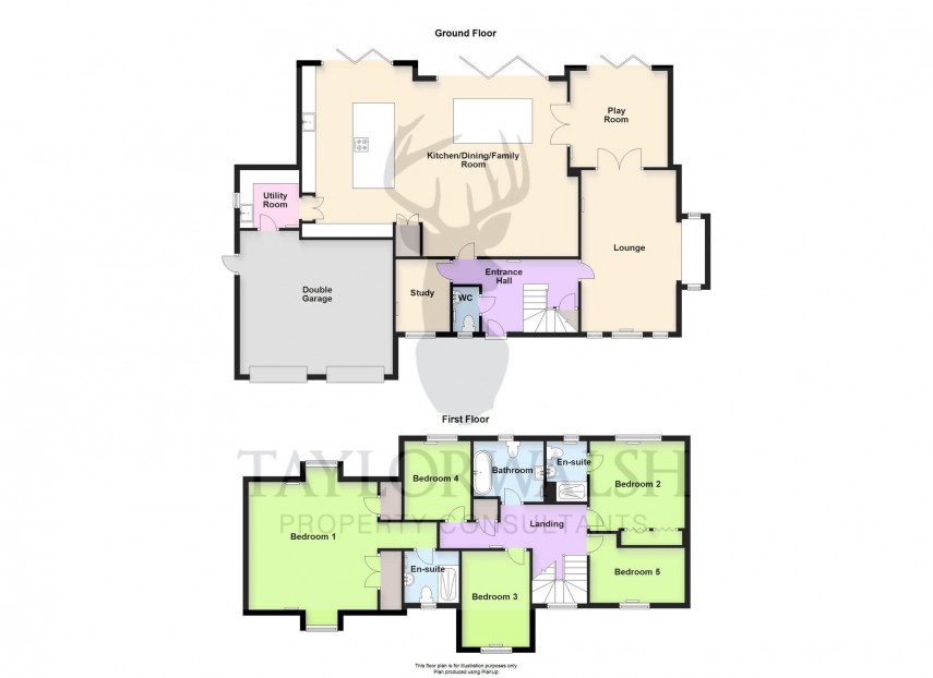 Floorplan for Willets Rise, Shenley Church End, MK5