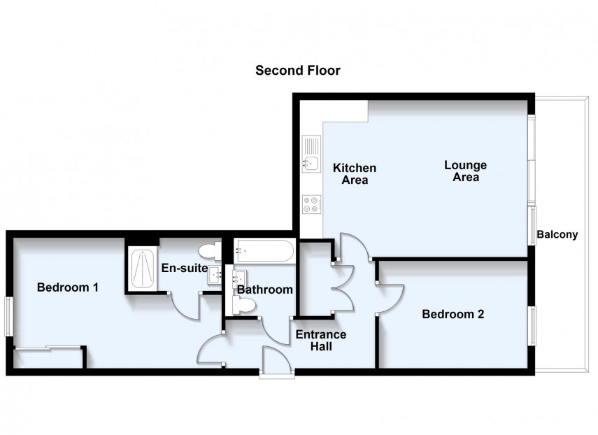 Floorplan for Canal Street, Campbell Park, MK9