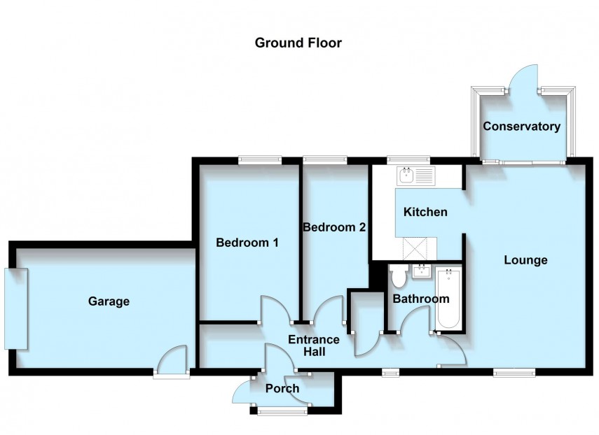 Floorplan for Kensington Drive, Great Holm, MK8