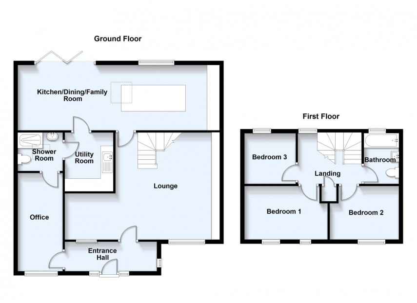 Floorplan for Adams Court, Woughton On The Green, MK6