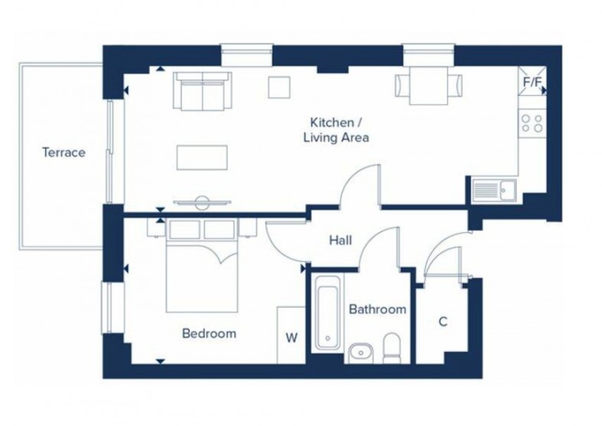 Floorplan for Campbell Wharf, Milton Keynes, MK9