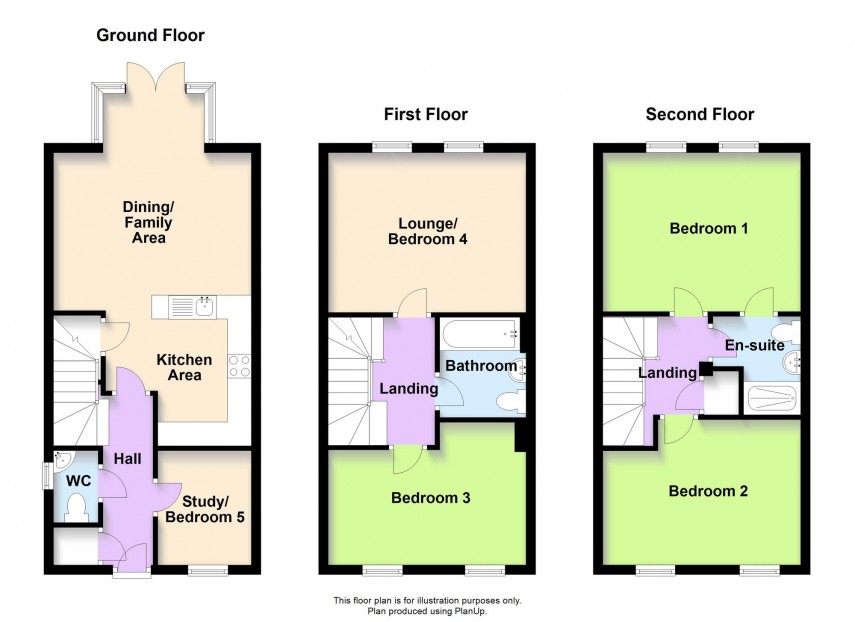 Floorplan for Cicero Crescent, Fairfields, MK11