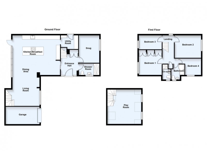 Floorplan for Milesmere, Two Mile Ash, MK8