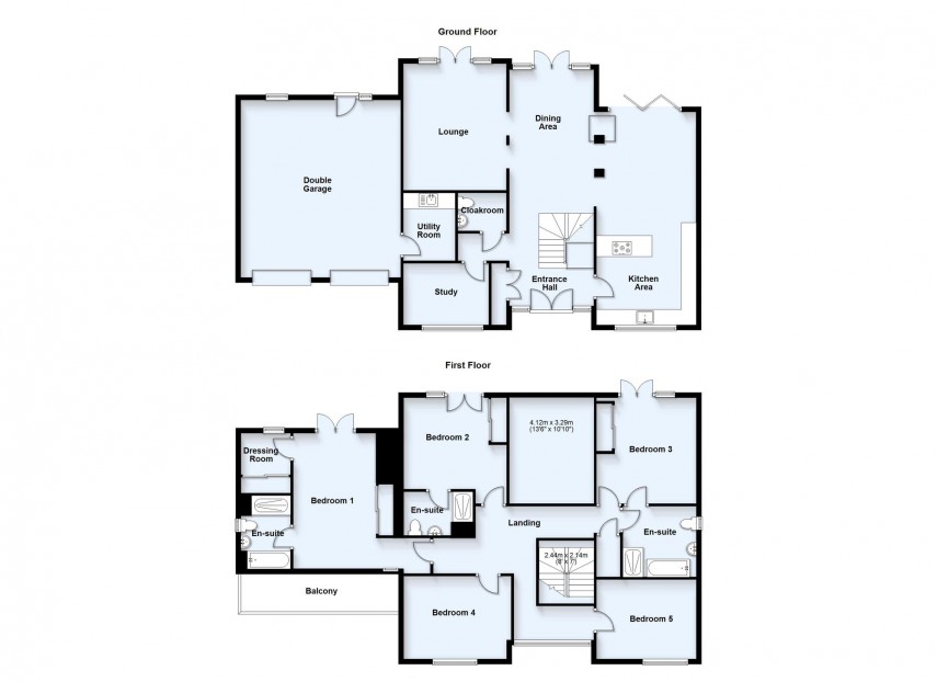 Floorplan for Ferranti Place, Oakgrove, MK10