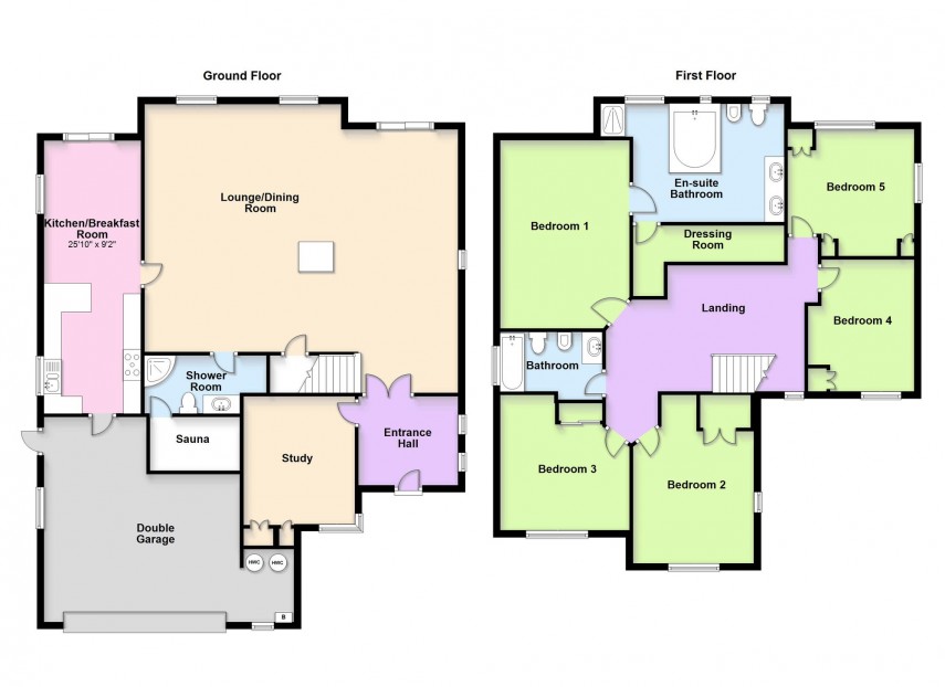 Floorplan for Chase Avenue, Walton Park, MK7