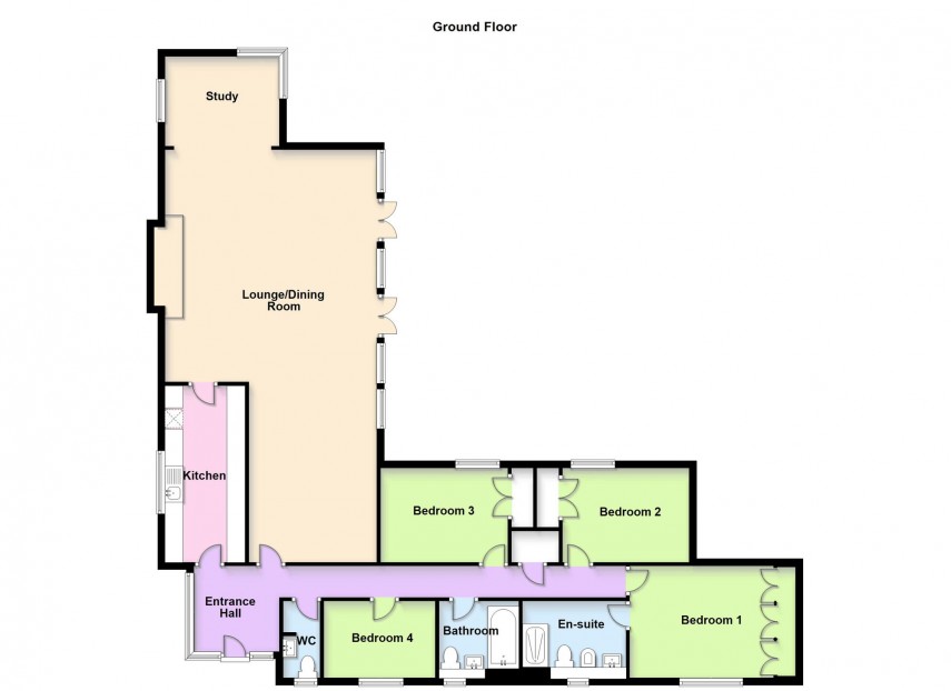 Floorplan for Skeats Wharf, Pennyland, MK15