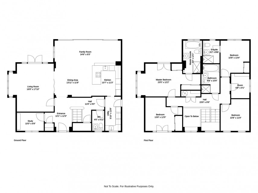 Floorplan for The Newmanry, Oakgrove, MK10