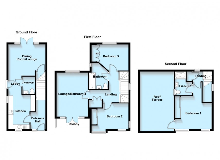 Floorplan for Atlas Way, Oakgrove, MK10