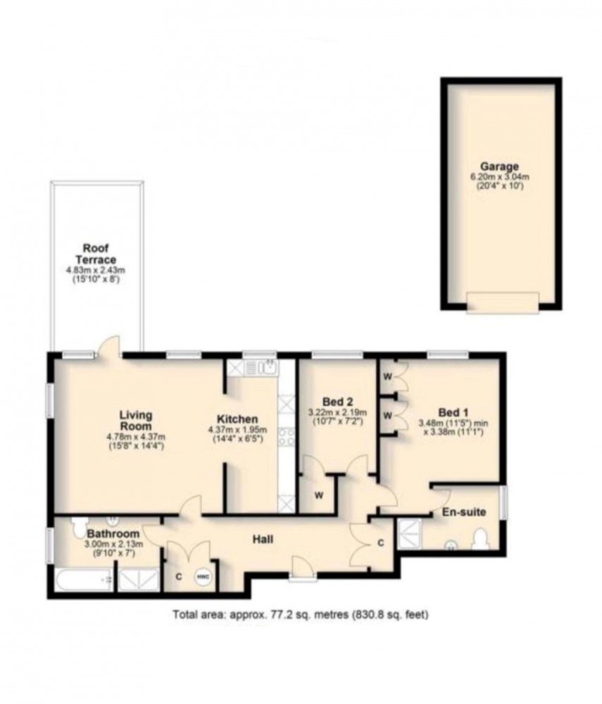 Floorplan for Wreschner Close, Deanshanger, MK19