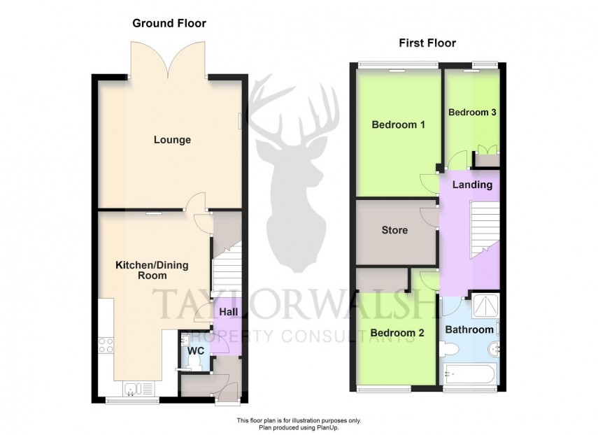Floorplan for Drovers Croft, Greenleys, MK12