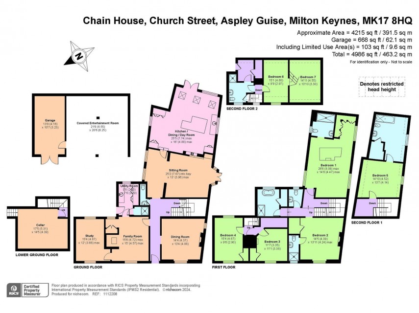 Floorplan for Church Street, Aspley Guise, MK17