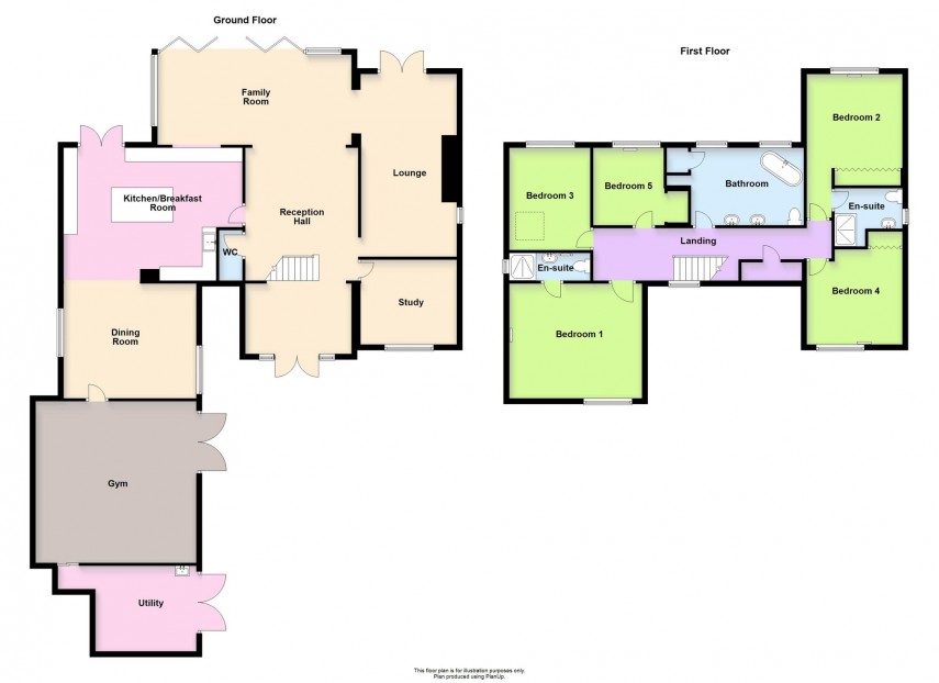 Floorplan for Seagrave Court, Walton, MK7