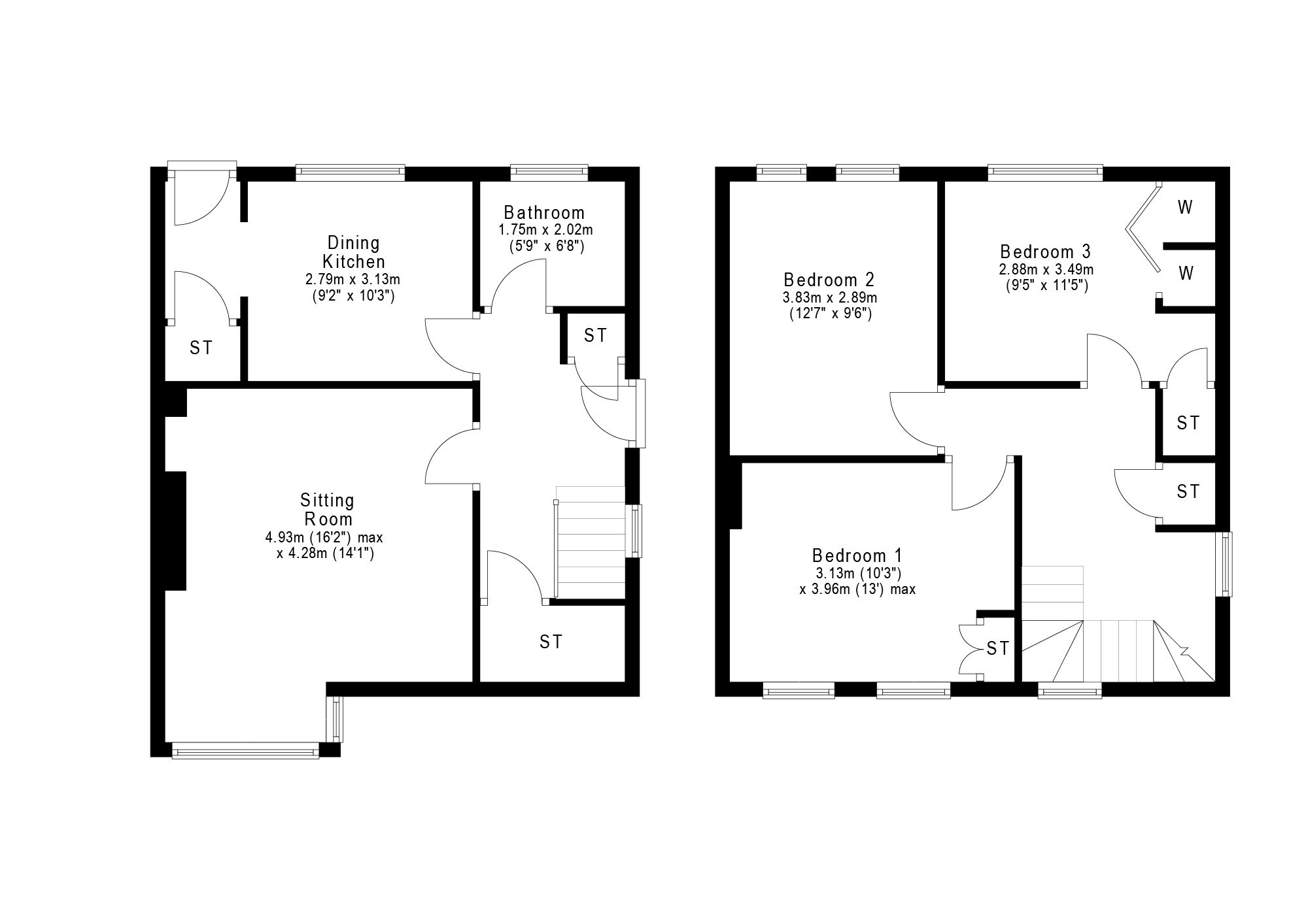 Floorplan for Grangemouth Road, Falkirk, FK2